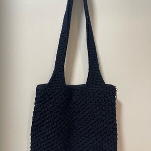 Navy blue "The Sack" bag